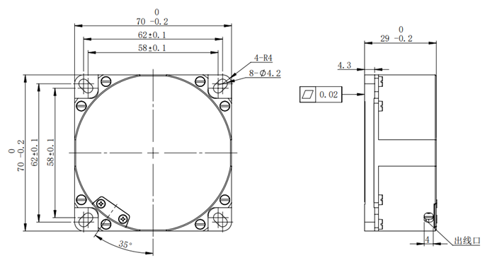 Fiber Optic Gyroscope Dimensions