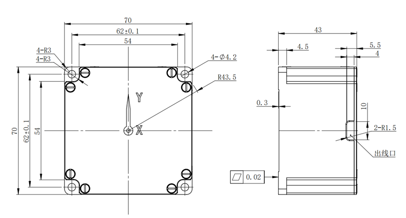 Fiber Optic Gyroscope Dimensions