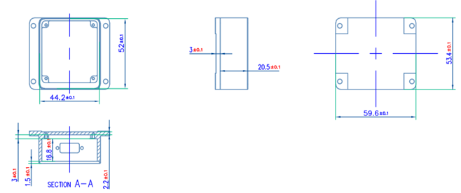 Inertial measurement unit Dimensions