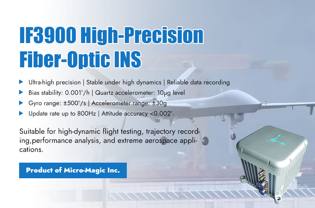 The High-Precision Fiber-Optic Inertial Navigation System IF3900 Enables Accurate Trajectory Recording and Performance Analysis for High-Dynamic Aircraft